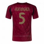 Camiseta Belgica Jugador Vertonghen 1ª 2024