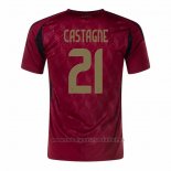 Camiseta Belgica Jugador Castagne 1ª 2024