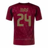 Camiseta Belgica Jugador Onana 1ª 2024