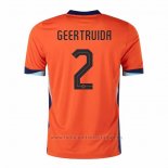 Camiseta Paises Bajos Jugador Geertruida 1ª 2024-2025