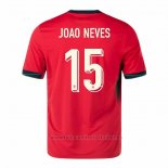 Camiseta Portugal Jugador Joao Neves 1ª 2024