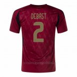 Camiseta Belgica Jugador Debast 1ª 2024