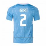 Camiseta Belgica Jugador Debast 2ª 2024