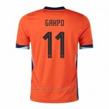 Camiseta Paises Bajos Jugador Gakpo 1ª 2024-2025
