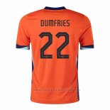 Camiseta Paises Bajos Jugador Dumfries 1ª 2024-2025
