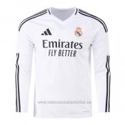 Camiseta Real Madrid 1ª Manga Larga 2024-2025