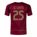 Camiseta Belgica Jugador De Cuyper 1ª 2024