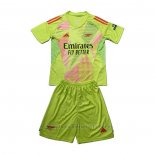 Camiseta Arsenal Portero Nino 2024-2025 Verde