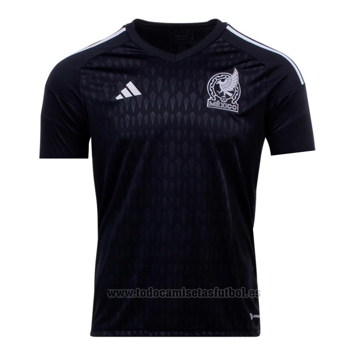 Camiseta Mexico Portero 2022 Negro